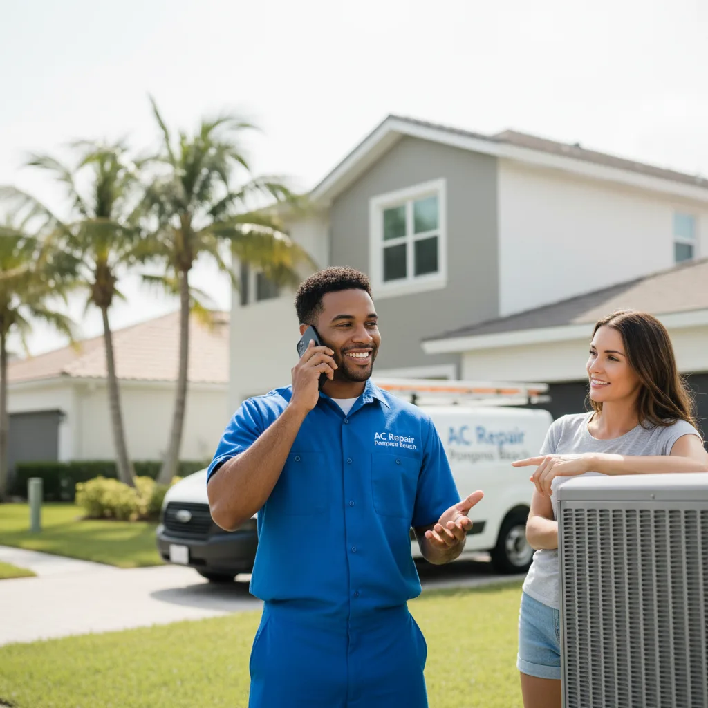 AC Repair Pompano Beach customer support in Baldwin